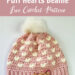 Crochet Puff Hearts Beanie Free Pattern