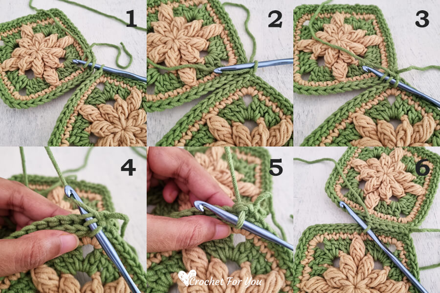 How to crochet the slip stitch seam