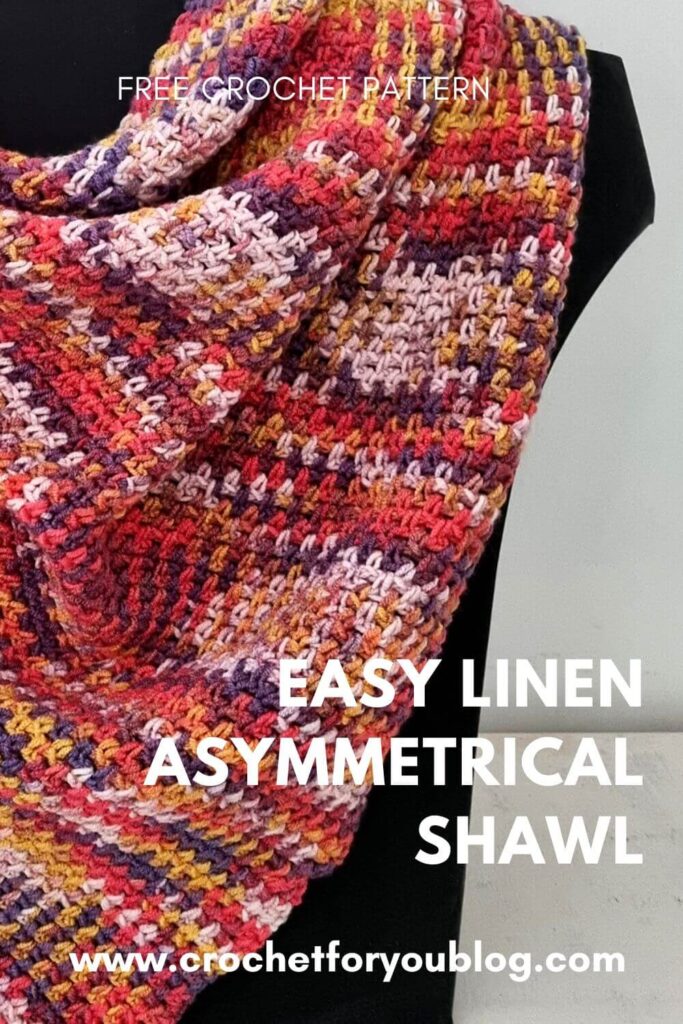 Crochet Asymmetrical Shawl