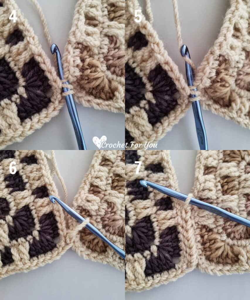 How to crochet flat zipper method
