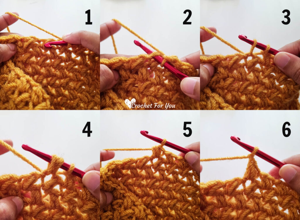 How to crochet mini bean stitch