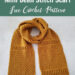 Crochet textured scarf free pattern