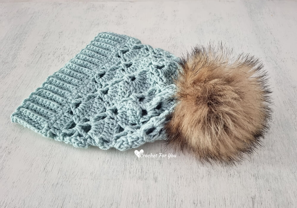 Crochet Pompom Hat