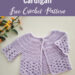 Crochet Shell Edge Baby Cardigan