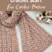 free crochet scarf pattern