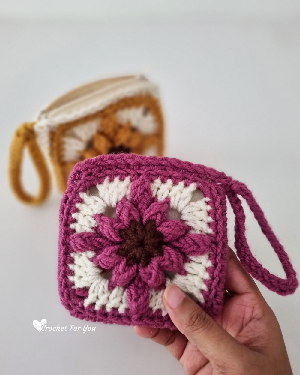 Knitting Coin Purse Garter Stitch Easy tutorial.😊 - YouTube