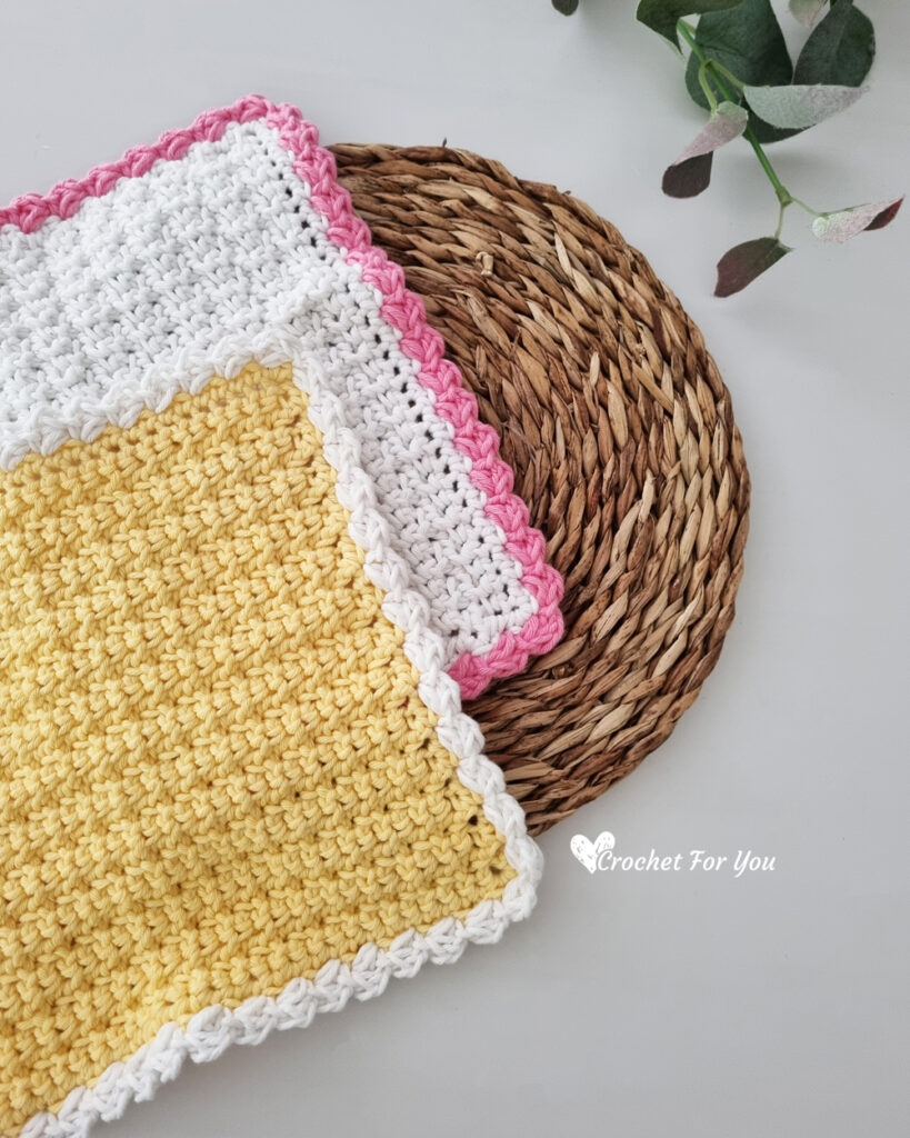 Easy Crochet Dishcloth Pattern