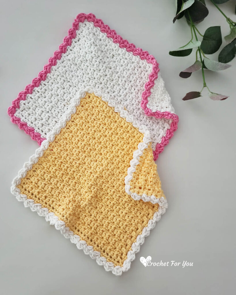 Easy Crochet Dishcloth Pattern