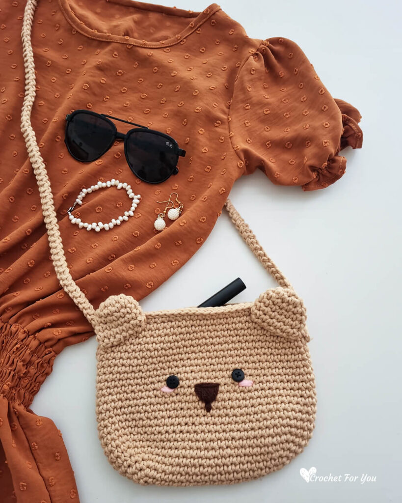 Crochet Bear Purse Free Pattern