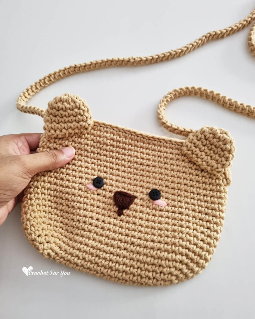 Crochet Bear Purse Free Pattern