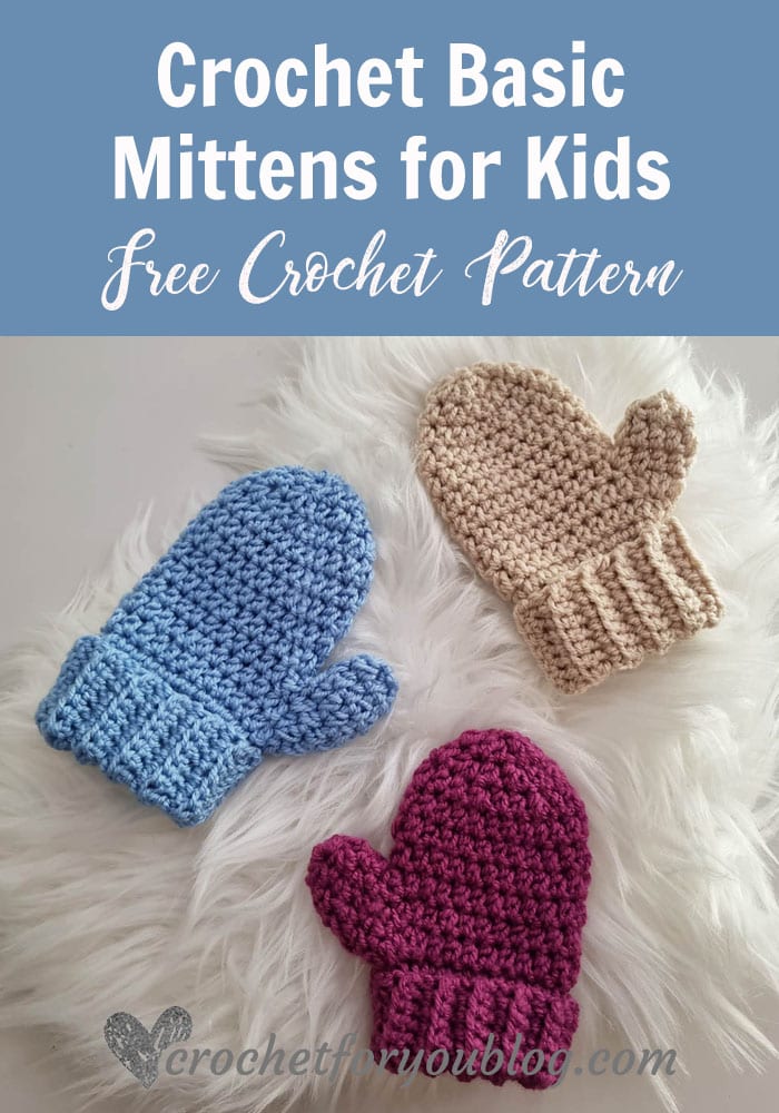 crochet mittens free pattern