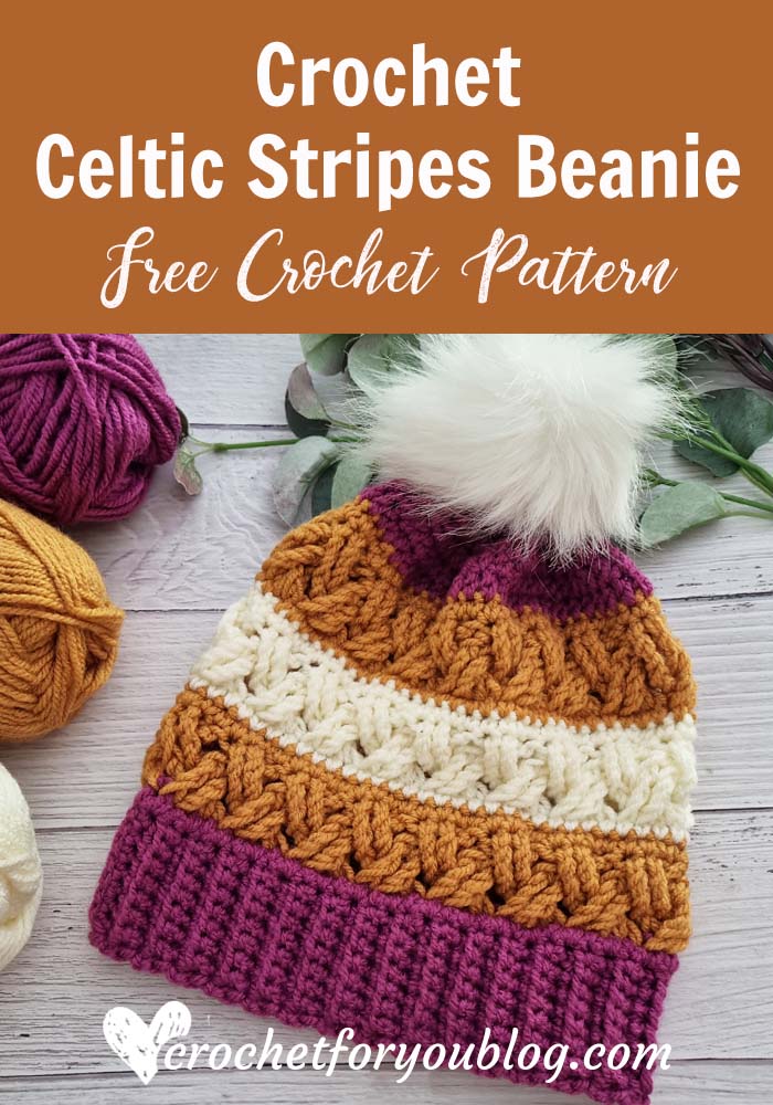 Celtic Yellow Stripe Beanie