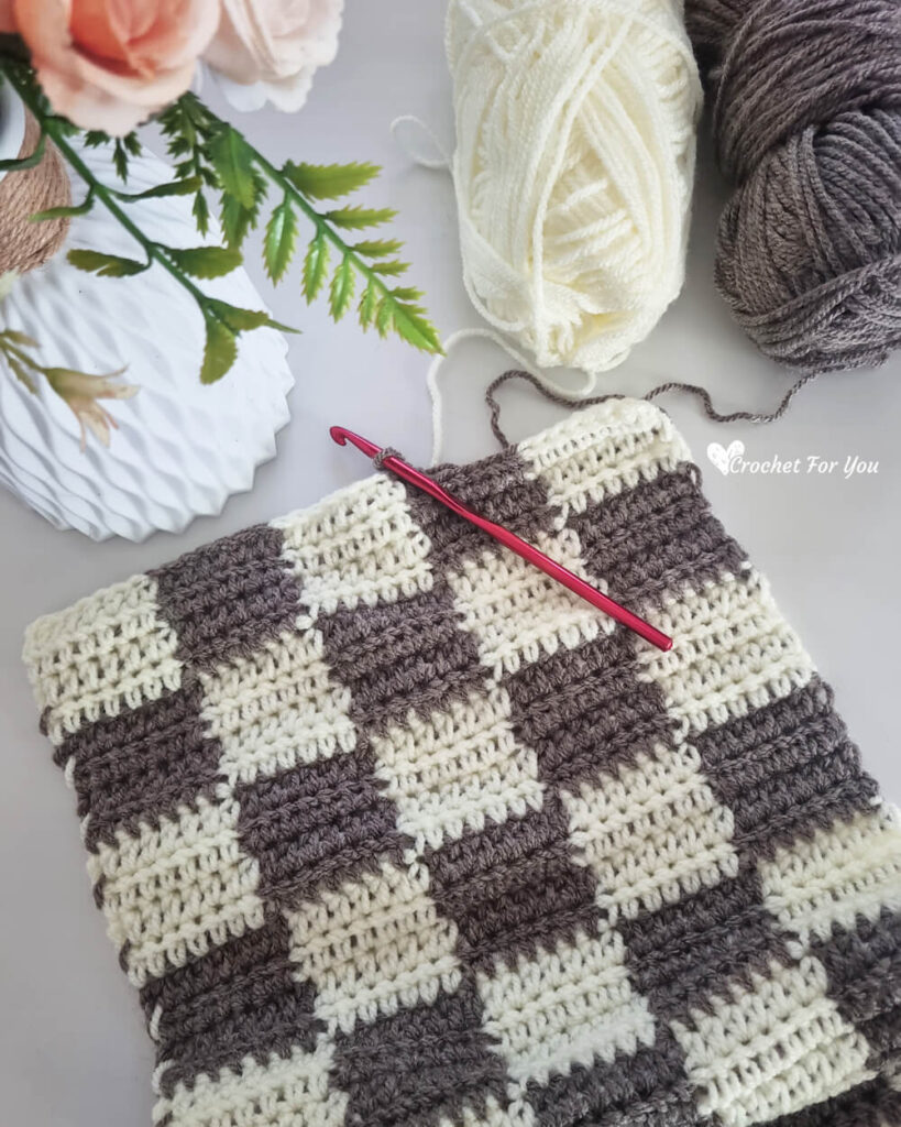 how to crochet checkered