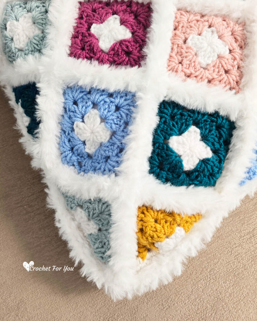 Cozy Granny Square Cushion