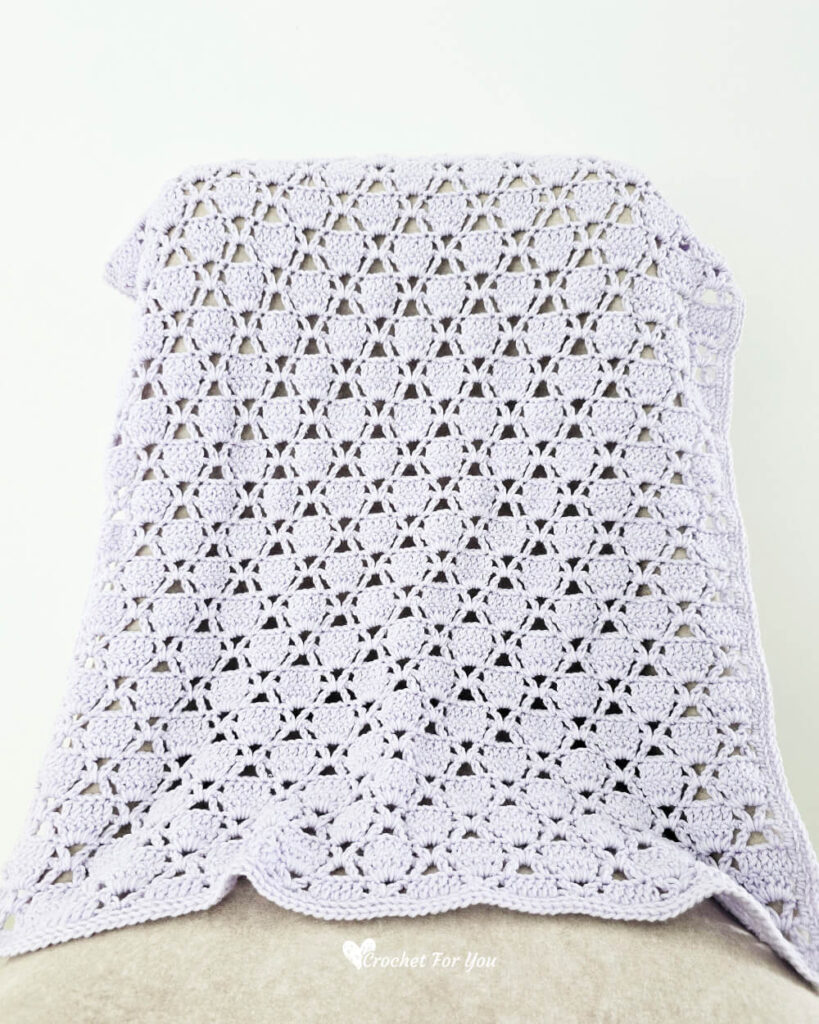 Crochet Vintage Lace Baby Blanket Free Pattern