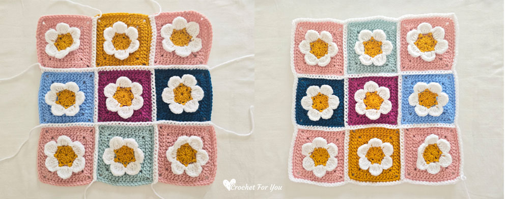 Crochet Cushion Cover Front Panel