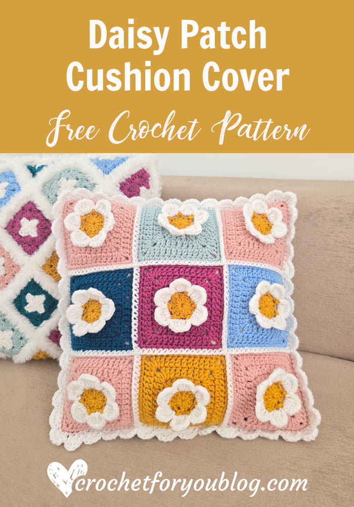 Crochet Cushion Cover Free Pattern
